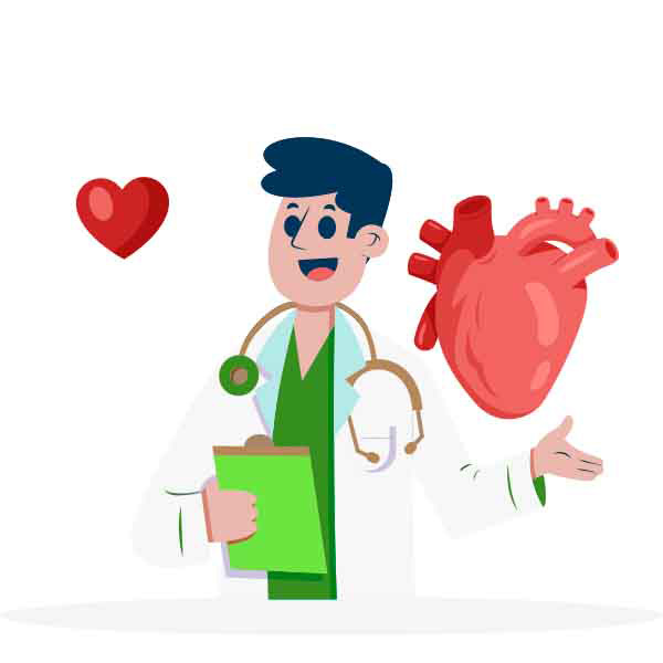 ویزیت قلب و عروق و انجام اکوکاردیوگرافی و تست ورزش